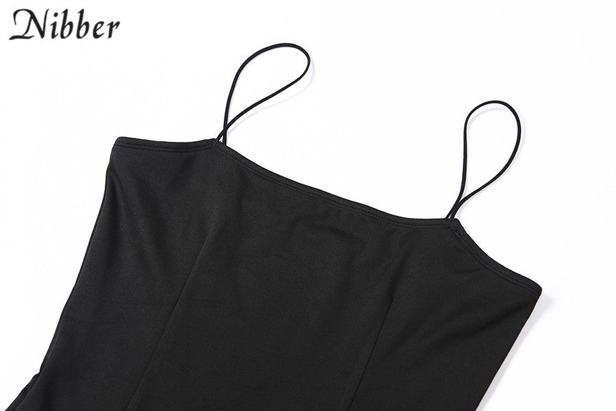 Nibber red black New year christmas party long dresses women spring Basic bodyco