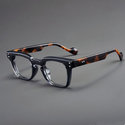 new square frame reading glasses retro printing glasses frame men women high-definition presbyopia glasses farsighted glasses