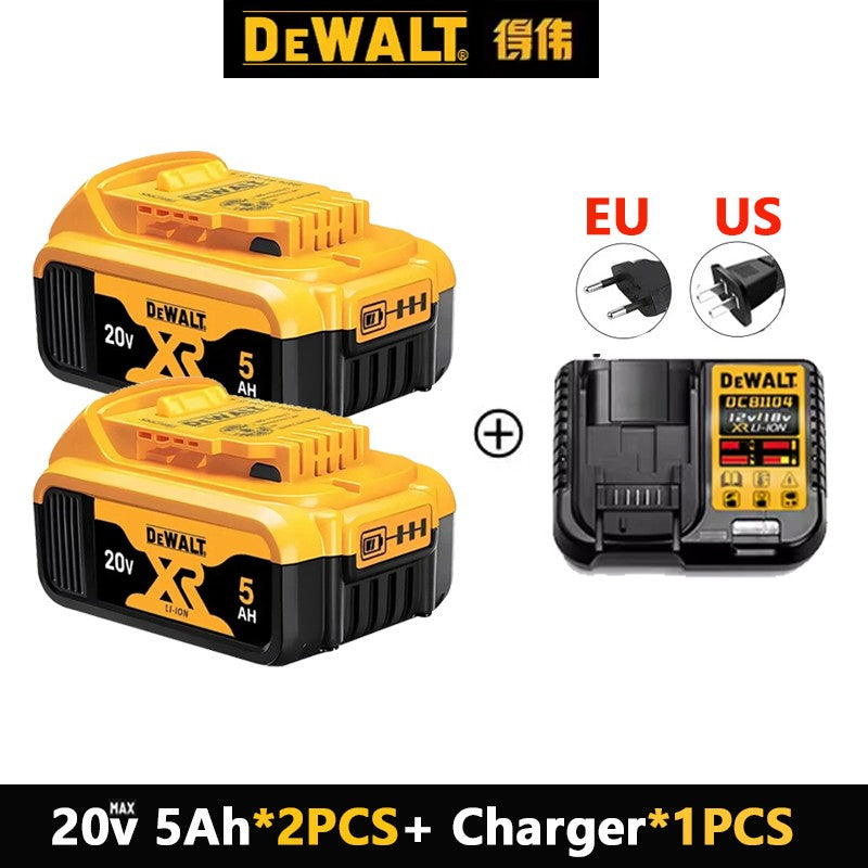 Bateria Original DEWALT 20V/60V 9000mAh? Bateria dewalt 18v? Bateria de Ferramentas Elétricas DCB200 DCB205 DCB206 DCB209? Carregador dewalt 20V