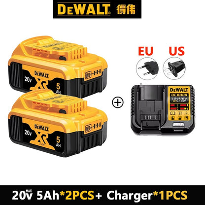 Bateria Original DEWALT 20V/60V 9000mAh? Bateria dewalt 18v? Bateria de Ferramentas Elétricas DCB200 DCB205 DCB206 DCB209? Carregador dewalt 20V
