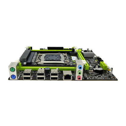 Placa-mãe ENVINDA X79 LGA 2011 USB2.0 SATA3 Suporta Memória REG ECC e Processador Xeon E5 4DDR3 PCI-E NVME M.2