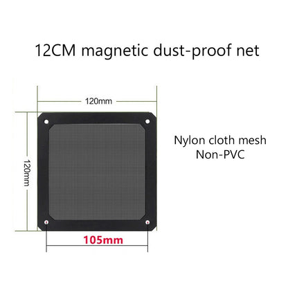 80mm 90mm 120mm 140mm PC Chassis Cooling Fan Dust Filter Magnet Dustproof Mesh Cover Computer Chassis Net Guard with Hole