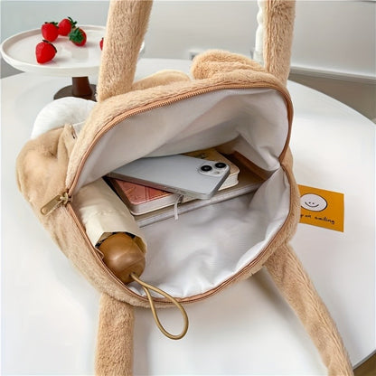 Disney Backpack Cartoon Dale Plush Handbag Fashion Women's Bag Large Capacity Shoulder Bag Shopper Bag Birthday Gift