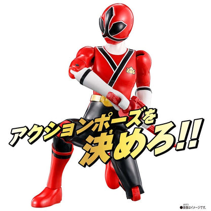 Em estoque, original Bandai Action Hero Super Sentai Power Rangers Coleção Red Rangers Bonecos de Ação Modelo Brinquedo Presente