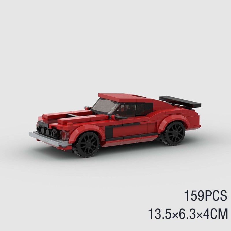 MOC Carro Esportivo de Corrida Veículo Cidade Speed Racer Modelo Técnico Blocos de Construção Tijolos Supercarro F1 Brinquedos Infantis Presentes para Meninos NSX