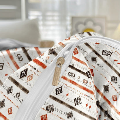 3pcs Printing Brushed Bedding Set, Duvet Cover Pillowcase Set, Skin Friendly Breathable Duvet Cover Pillowcases ?Without Sheet?