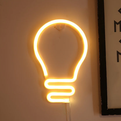 1 Piece, Decorative Neon Light for Modern Art Ambiance, Holiday Party Christmas Wall Decoration, Wedding Scene Graduation Gift, USB or Battery Powered (Battery Not Included)