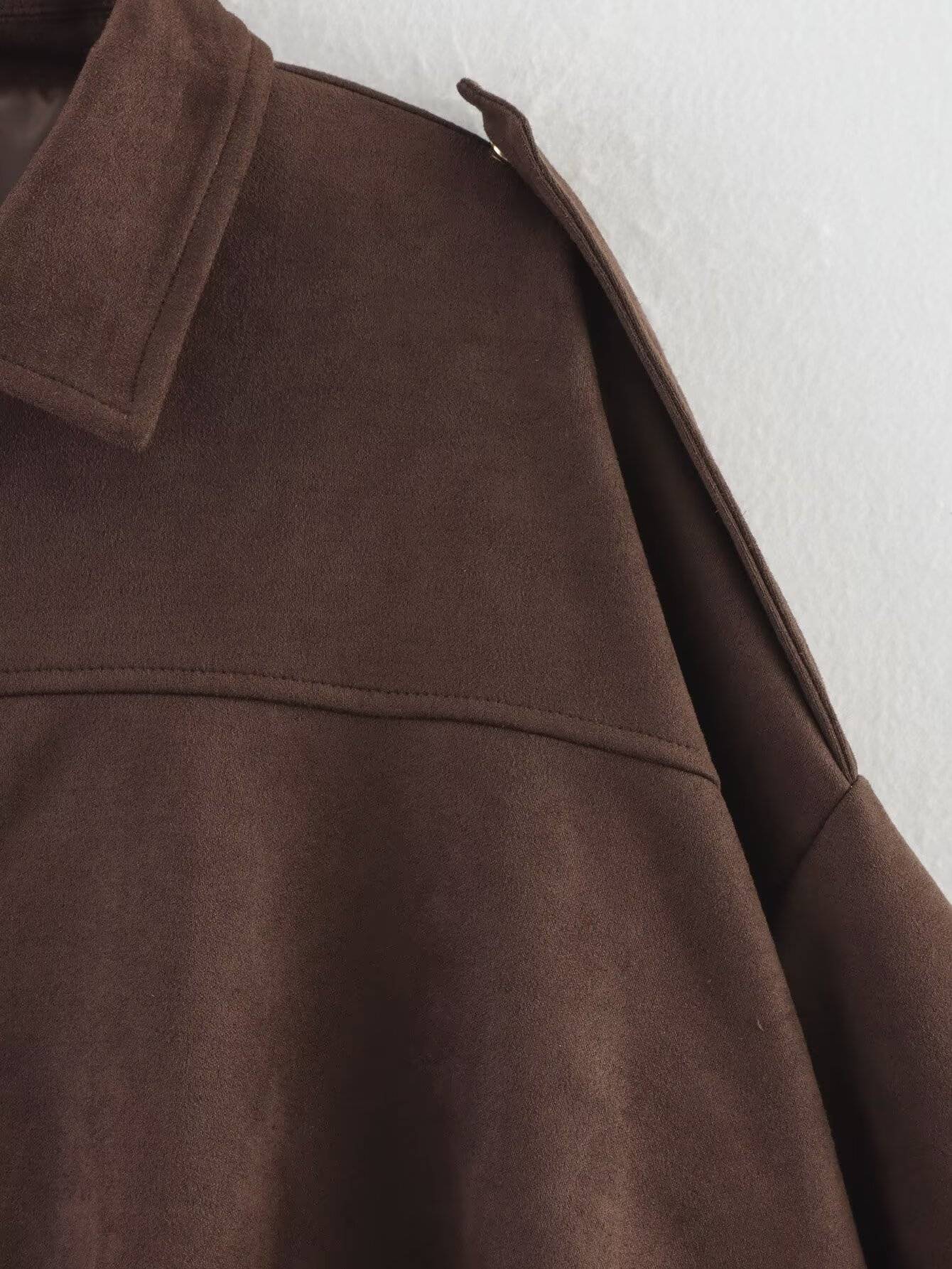 TFMLN Autumn Women Fashion Bomber Jackets Casual Soft Lantern Long Sleeve Oversized Coat  Female Short Zipper Outwear ?