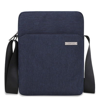 TINYAT Man's Simple Waist Bag Water Resistant Shoulder Bag Business Crossbody Bag work outdoor  for Daily Use Travel Office