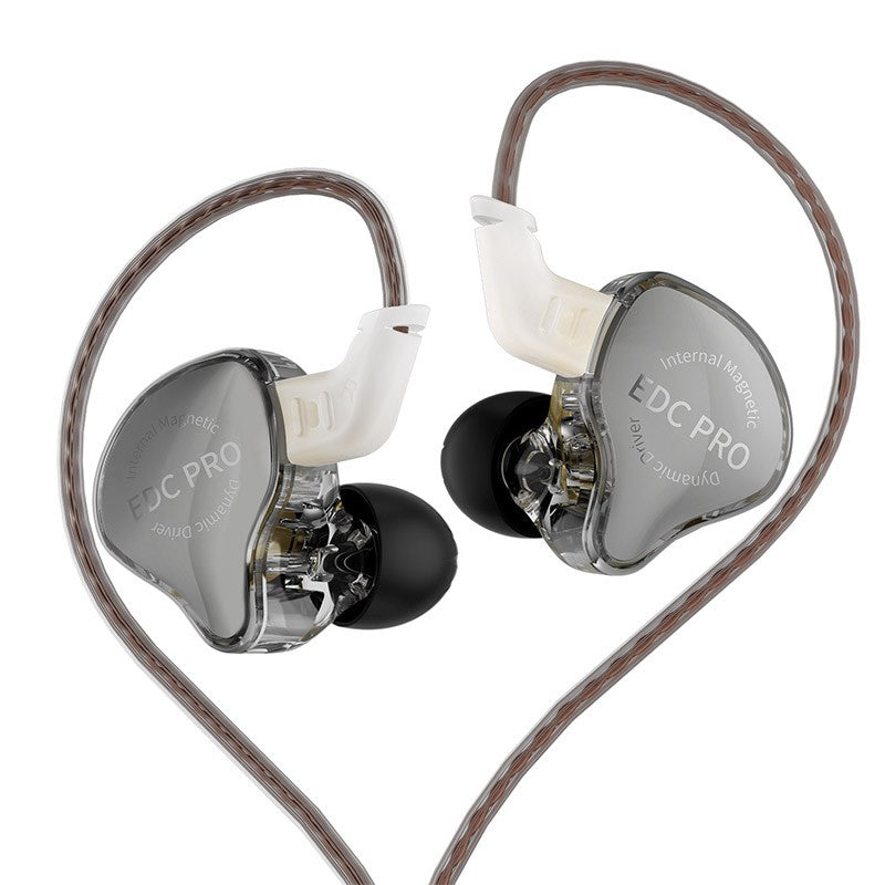 KZ EDC PRO Earphone Professional High-Sensitivity Large Dynamic Earbuds HiFi Bass Music IEM Headphone 2Pin Detachable Cable