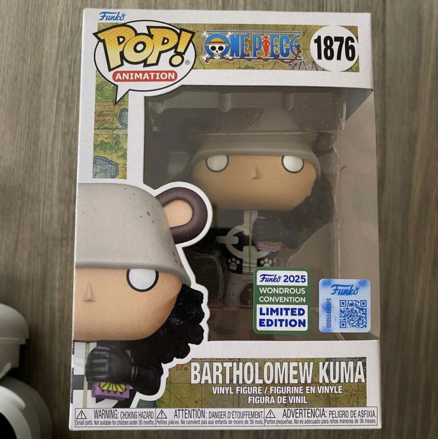 Funko Pop One Piece Bartholomew Kuma 1876 Boneco de Anime 10,28 cm Decoração Colecionável Edição Limitada Boneco de Vinil de Brinquedo de Presente