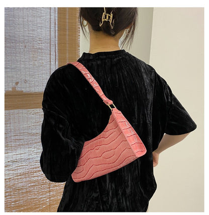 Fashion Exquisite Shopping Bag Retro Casual Women Totes Shoulder Bags Female Leather Solid Color Chain Handbag for Women 2024