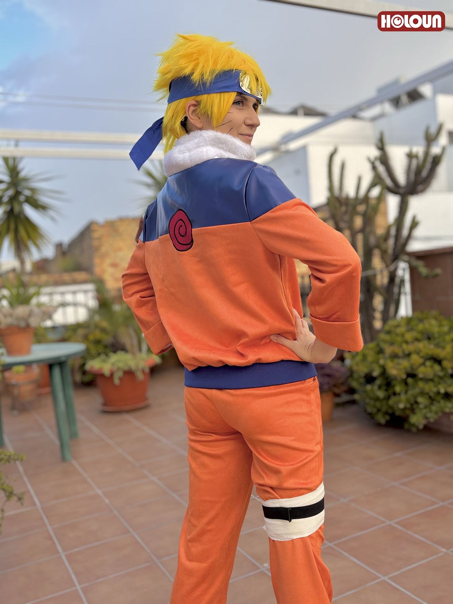 HOLOUN Anime Uzumaki Cosplay Costume Teenager Period Jacket Pants Bag Cos Convention Gift Unisex Adult Version