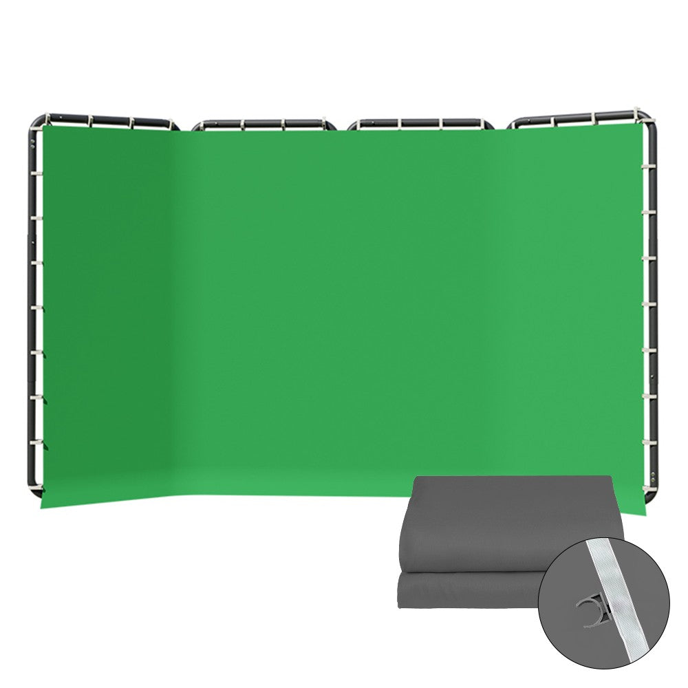 SH 2.4x4M Background Stand Frame With Photography Green Screen Backdrops  Photography Background Support Studio Light Tripod