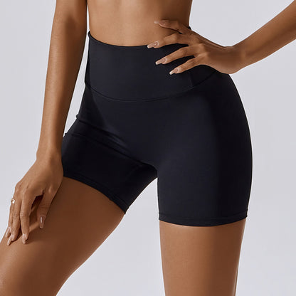 SWELTERING Gym Fitness Shorts Running Cycling Sports Shorts Breathable Workout Short Leggings High Waist Fitness Yoga Shorts