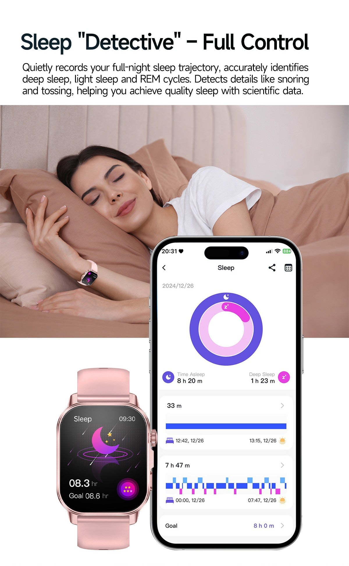 2026 New AI Health Diagnosis Smart Watch Body Analysis Uric Acid Blood lipids ECG+PPG Blood pressure call Smart watch Men Women