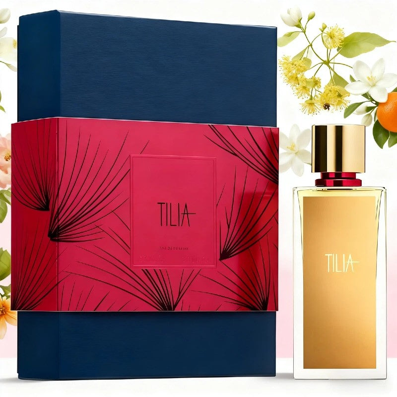 TILIA Men's Perfume 100ml Eau De Parfum, Rare Linden Blossom & Woody Green Scent, Long Lasting Luxury Unisex Niche Fragrance