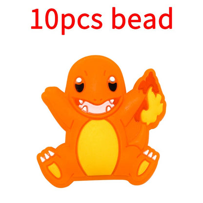 10pcs Mickey Minnie Silicone Pacifier Clips Food Grade Teethers For Baby DIY Baby Soother Nursing Pacifier Chain Accessories