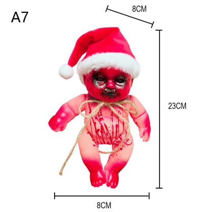 Halloween Hanging Baby Ghost Dolls Spooky Tricky Toys Ornament Horror Atmosphere Bar Courtyard Prop Happy Halloween Party Decor