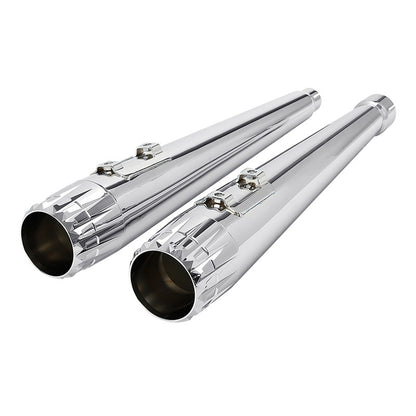 Motorcycle Megaphone Tappered Slip On Exhaust Pipes For Harley Touring Road King Road Glide 2017-2023