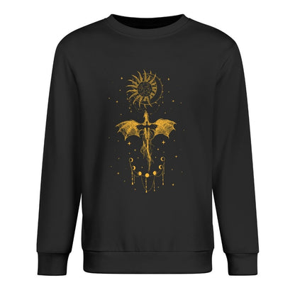 Iron Flame Dragon Rider Pullover men's sweat-shirt men's winter sweater men clothes blouse pullover