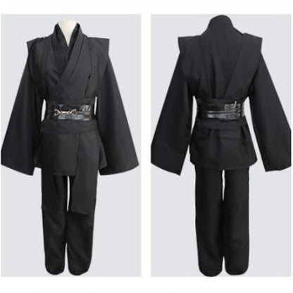 Wars Anakin Jedi Knight Cosplay Costume Hood Cape Anime Classic Movie For Men Women Halloween Fancy Brown