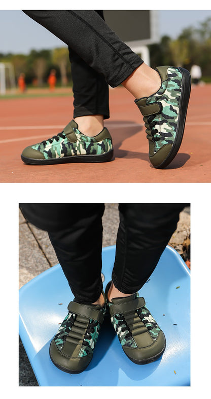 Children's Wide Version Barefoot Shoes Boys And Girls Anti Slip Baby Shoe Childrens Sport Shoe Zero-Drop Healthy Sole Breathable