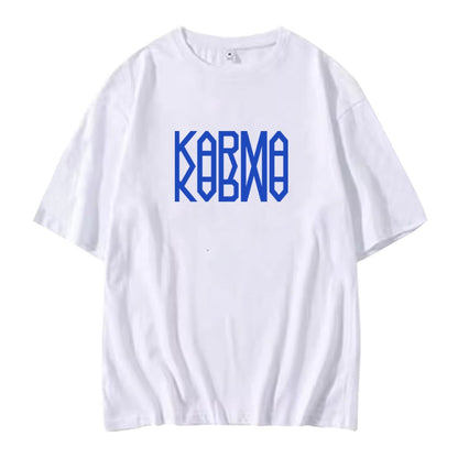 Kpop Straykids 2025 The 4th Album KARMA Kpop Fashion T Shirt Men Women Casual  Cozy K-pop Short Sleeve Top