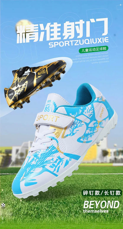 New Kids Football Shoes Match Soccer Shoes Indoor Football Field Boots Grass Training Original  Professional Sneaker Comfortable
