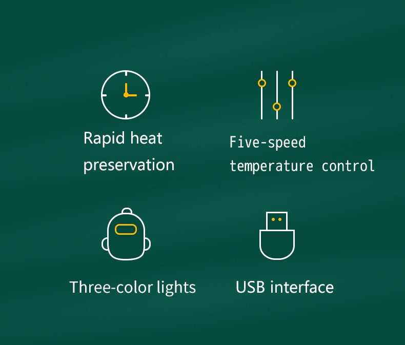 USB Baby Milk Bottle Thermal Bag Universal Digital Display Nursing Bottle Heater Portable Baby Milk Heat Keeper for Traveling