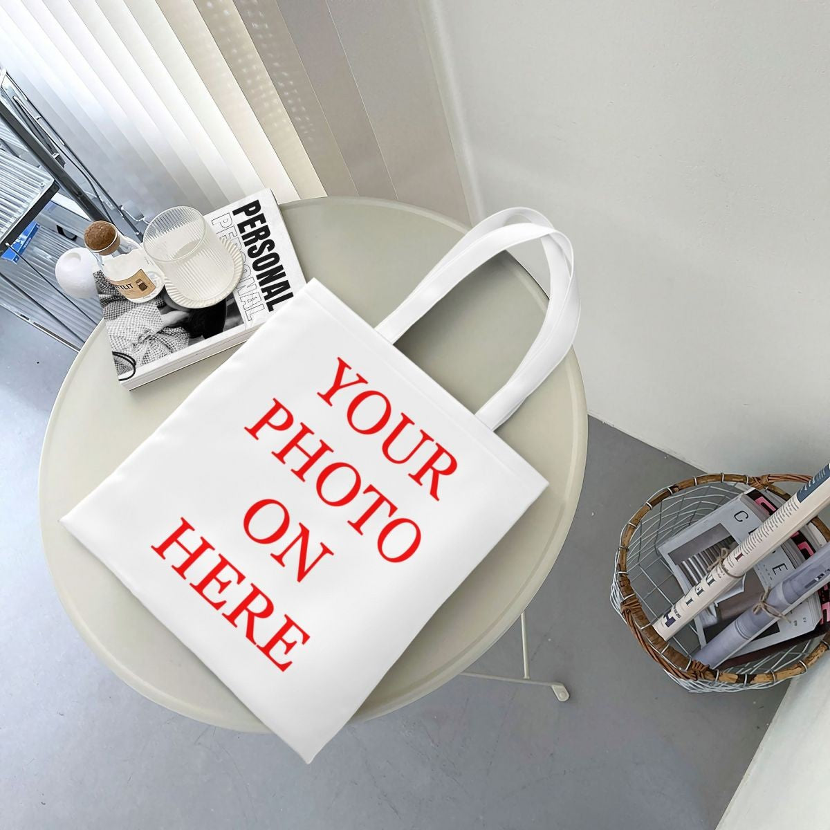 Customized Canvas Bags Shopper Shoulder Bag Big Women Designer Handbags Shopping Tote Casual Woman Students Beach Bag