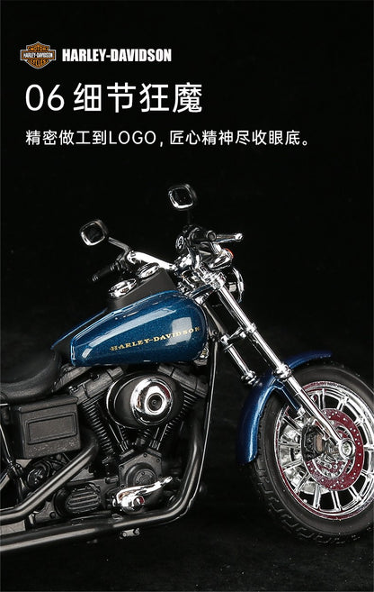 Maisto 1:12 Harley Dyna Super Glide Sport 2004, Motocicleta Esportiva de Liga Leve, Modelo Fundido em Metal, Motocicleta de Corrida de Rua, Presente Infantil