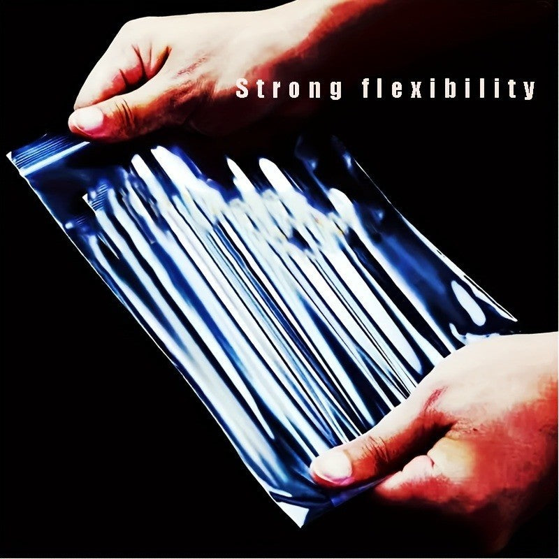 8*12cm 100 PCS,Thickened Plastic Sealed Clear Zip Lock Bags – New PE Material, Waterproof Seal, Heavy-Duty, Universal Packaging