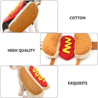 1 Unidade de Fantasia para Festival de Animais de Estimação Textura Macia Simples Conveniente de Usar Roupa para Cães e Gatos de RPG para Eventos de Natal Fotografia