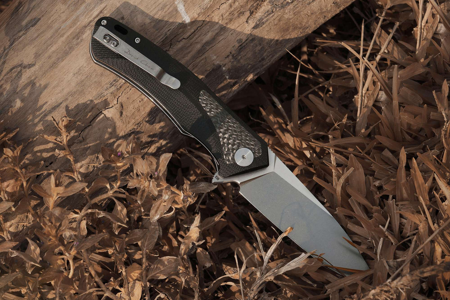 Petrified Fish PF838 Folding Knife Jackknife D2 Steel Outdoor Camping Hunting Hiking EDC Tool Ball Bearing G10 Handle Knives