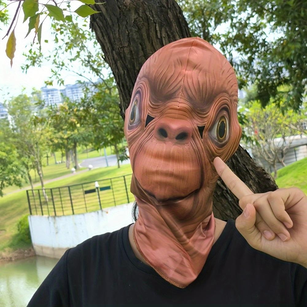 ?Alien Mask?Lightweight & Breathable Headgear, Halloween Outdoor Adventure Mask