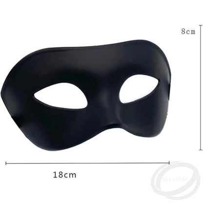 Elegant Black Masquerade Mask Set Perfect for Venetian Party Mardi Gras and Halloween Celebrations 1pcs