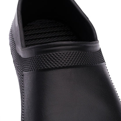High Quality Chef Shoes Non-slip Waterproof Oil-Proof Kitchen Cook Flat Working Shoes Hotel Restaurant Clogs Men Slippers Flat