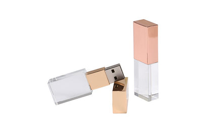Pen Drive USB 2.0 128 GB de Cristal Memory Stick 64 GB Pen Drives de Alta Velocidade 4 GB Pendrive de Presente de Casamento 16 GB Disco U 8 GB Fotografia