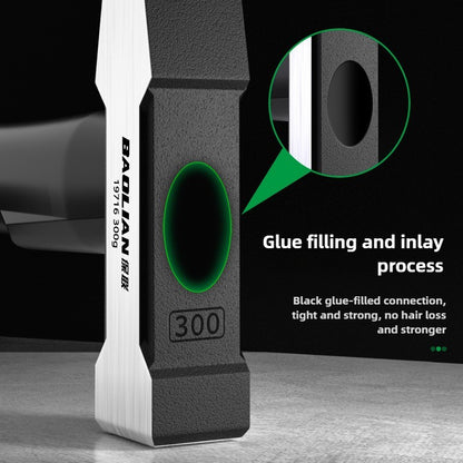 Ferramentas de Hardware Decoração de Construção Martelo de Cabo Plano 200g Martelo Bico de Pato Revestido de Plástico 300g Cabeça de Martelo 500g Martelo de Mecânico