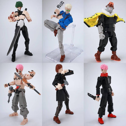 ?9L3D Lucky13 Gojo Sukuna Jujutsu Fushiguro Toji Gojo Satoru Action Figure Dummy13 T13 Multi-Jointed Collectible Toys Titan13