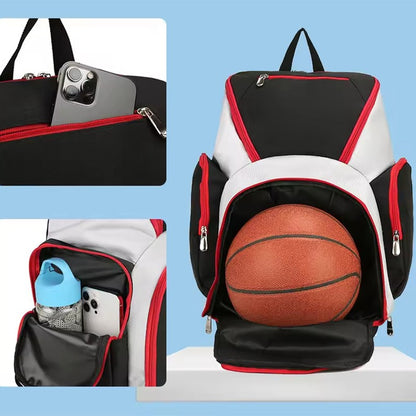 Custom Team Basketball Backpack Personalized Sports Bag with Free Logo Name Professional Gear Backpack for Players Training