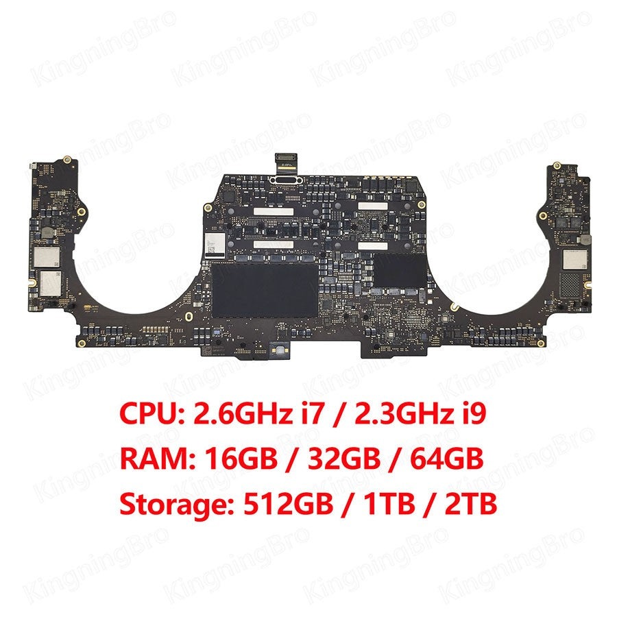 Placa-mãe Original A2141 i7 i9 16 GB 32 GB para MacBook Pro 16" A2141 Placa Lógica com Touch ID 2019 820-01700-A