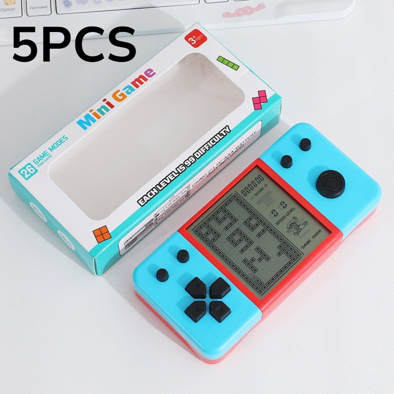 Pocket Tetris Handheld Game Console Retro Electronic Game Player Portable Stress Relief Toy