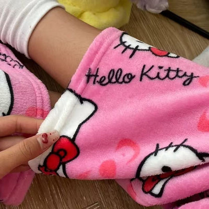 Y2K Hello Kitty Pajamas Pants Sanrio Anime Women's Pajama Pants Cartoon Fashion Home Sleepwear Trousers Leisure Home Clothing