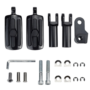 Passenger Rear Footrest Motorcycles Foot Pegs Mount Kit For Harley Davidson Cross Bones FLSTSB 08-11 Softail Slim FLS FLSS 12-17