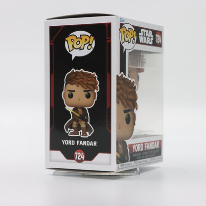 Funko Pop Original Star Wars Yoda Fandar #724 Mestre Jedi Sol #725 Anime Boneco de Ação Modelo Brinquedo Presente Colecionável