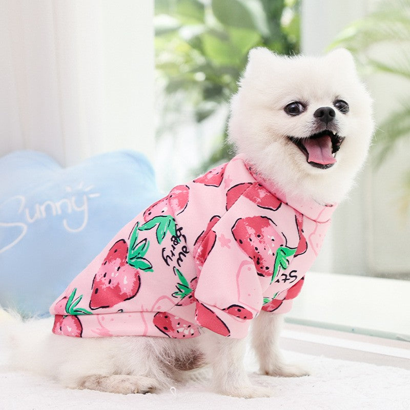 Casaco com capuz para cães pequenos, roupas quentes de inverno para animais de estimação para Bulldog Chihuahua Shih Tzu Moletom para Cães e Gatos