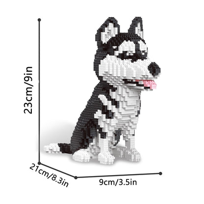 KNEW BUILT Modelo de Cachorro Dachshund Micro Mini Blocos de Construção Conjunto Brinquedos Educacionais Recreativos Presente para Amantes de Pets Peças de Decoração