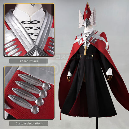 HOLOUN Witch Hat Atelier Anime Easthies Cosplay Costume Moralis Knights Convention Halloween Christmas Party Outfit Cloak